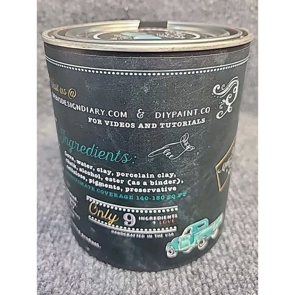 NEW Debi's Design Diary DIY Paint in Carnival Red 32 fl oz Chalk Paint Quart - Picture 4 of 4